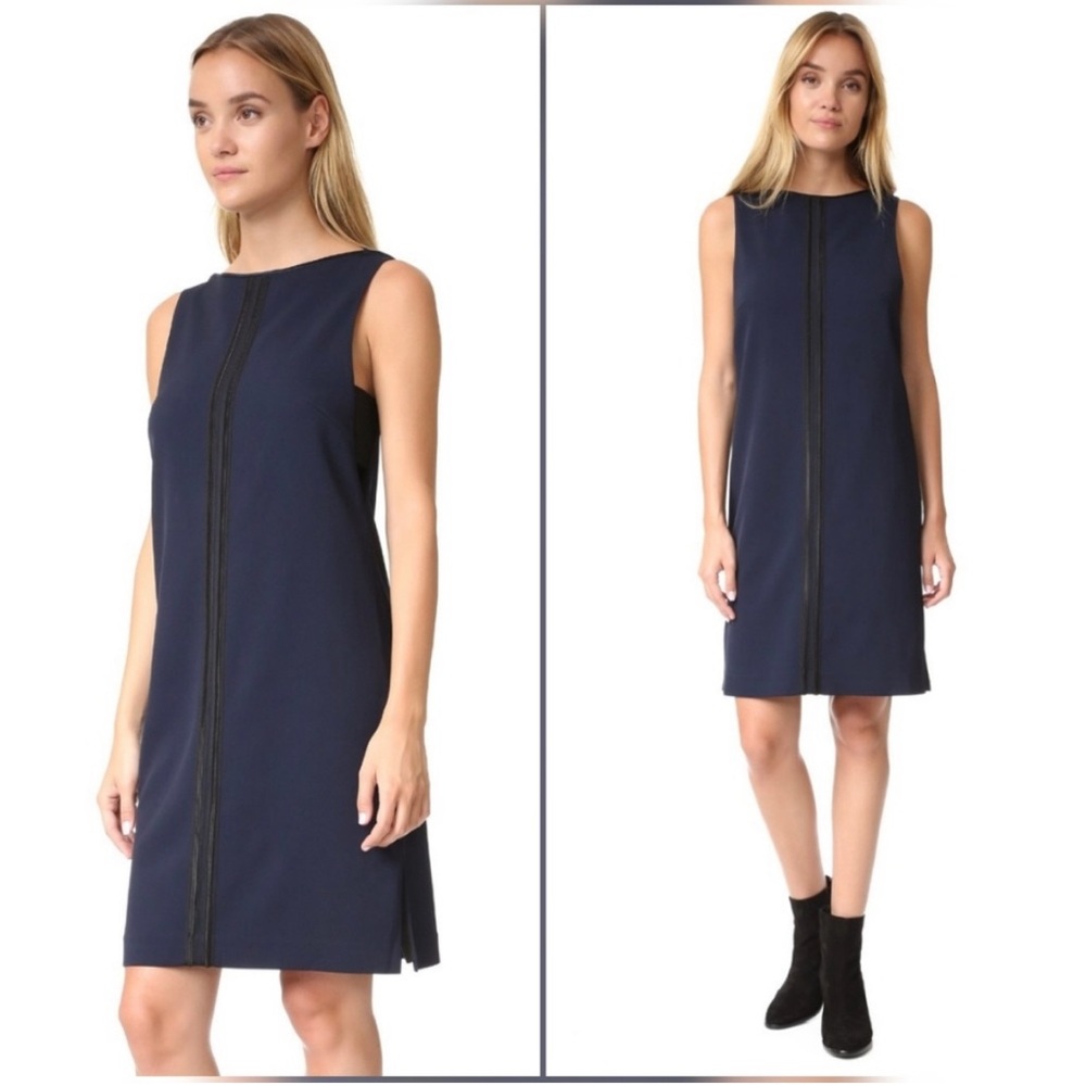 Rag & Bone Salute Dant Navy Blue Black Dress